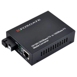 Медіаконвертер FoxGate EC-Q-1G-1SM-1310nm-20 Медіаконвертер FoxGate EC-Q-1G-1SM-1310nm-20
